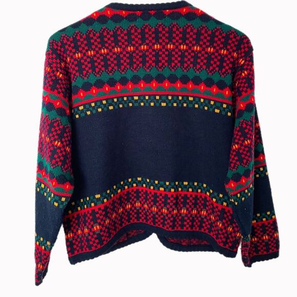 Vintage 90s Casual Corner Scottie Dog Sweater Sz S - Picture 2 of 4